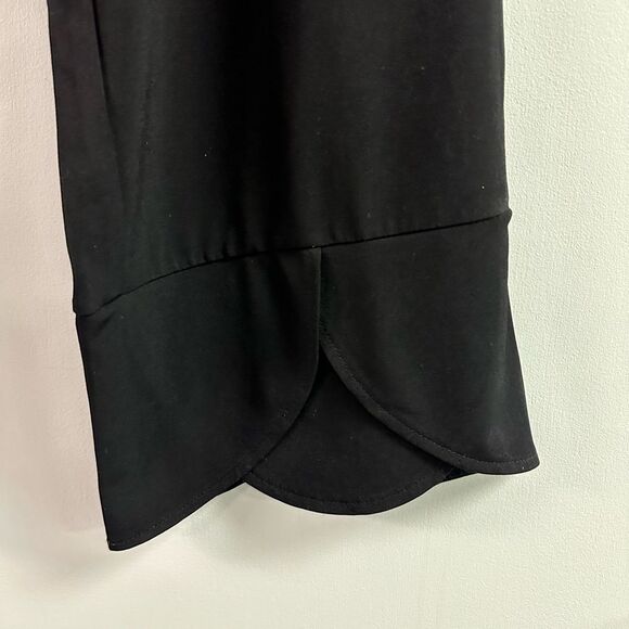 Susan Graver Everyday Ruffle Scallop Hem Jersey Knit Pants Size S - Picture 4 of 7